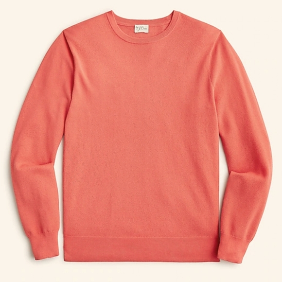 J. Crew Sweaters J Crew Mens Cotton Piquestich Crewneck Sweater New Size Large Poshmark